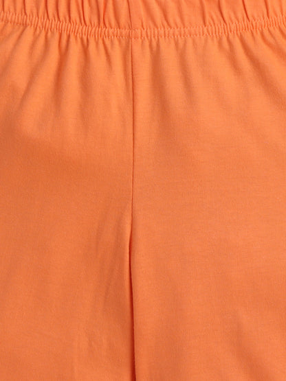 Unisex Solid Shorts - Orange