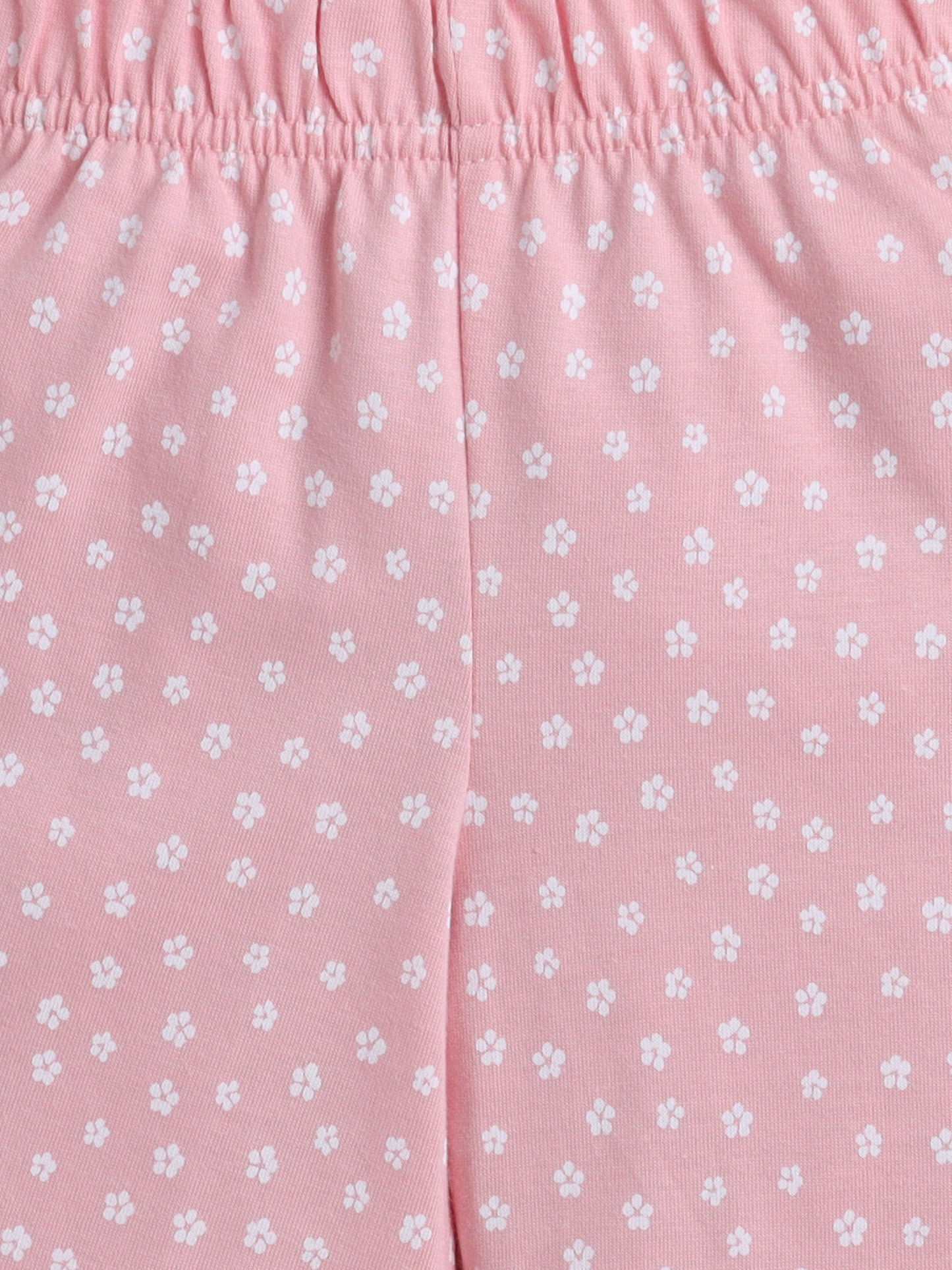 Unisex Solid Shorts - Pink Flower