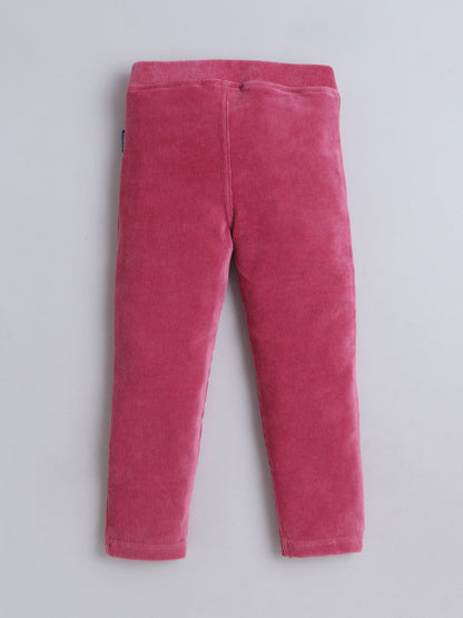 Girls Corduroy Pant - Berry