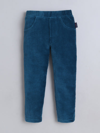 Girls Corduroy Pant - Peacock