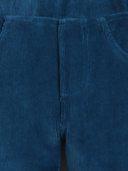 Girls Corduroy Pant - Peacock
