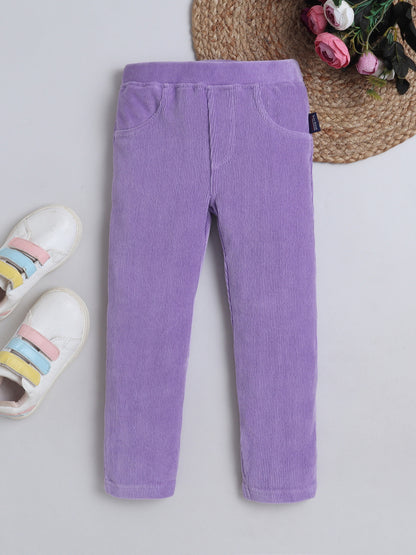 Girls Corduroy Pant - Lavender