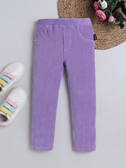 Girls Corduroy Pant - Lavender