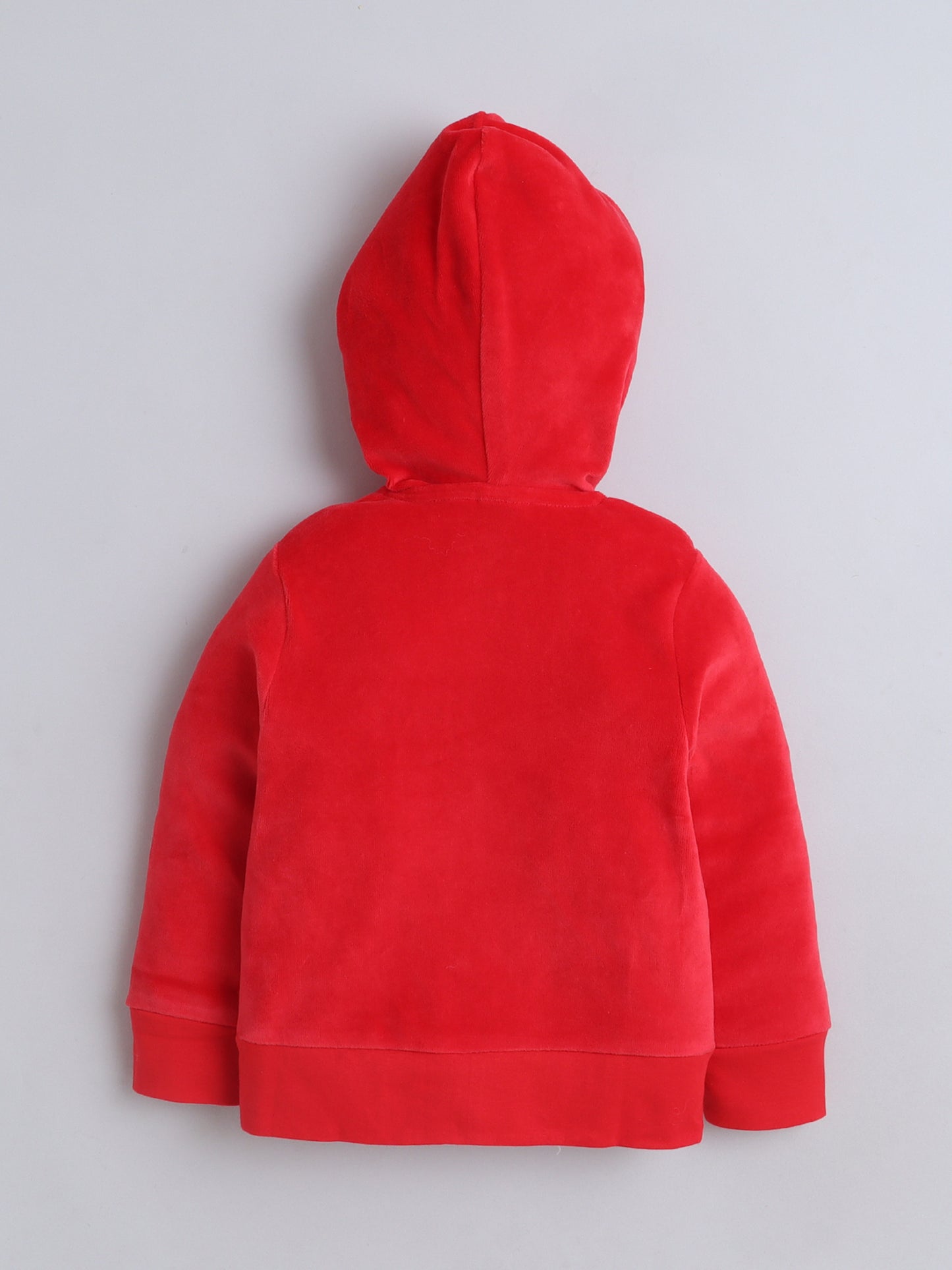 Unisex Printed Winter Hoodie – Orange Dog