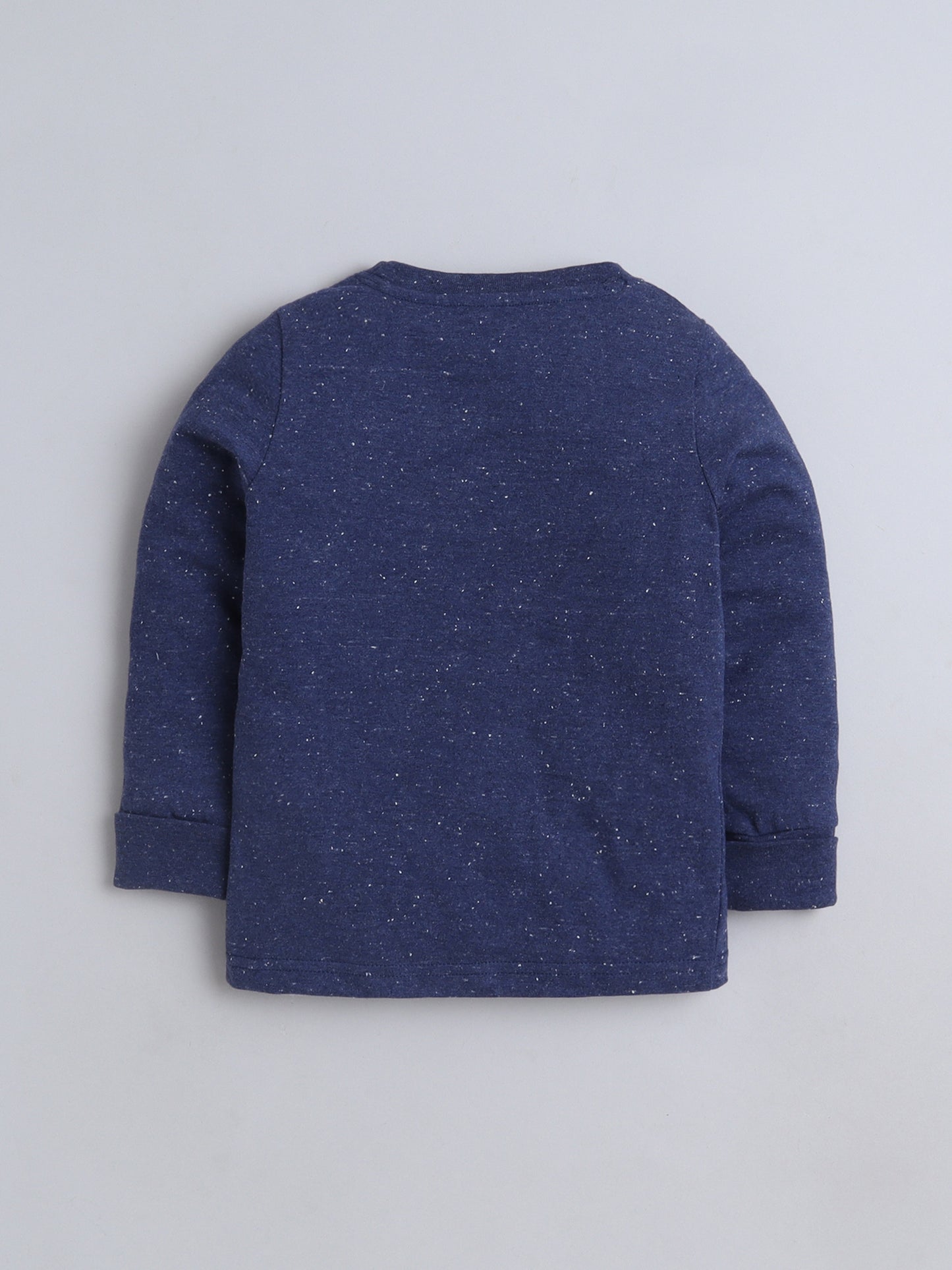 Baby Nation Kids Printed Cotton Night Suit Set- Navy Pique