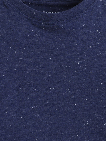 Baby Nation Kids Printed Cotton Night Suit Set- Navy Pique