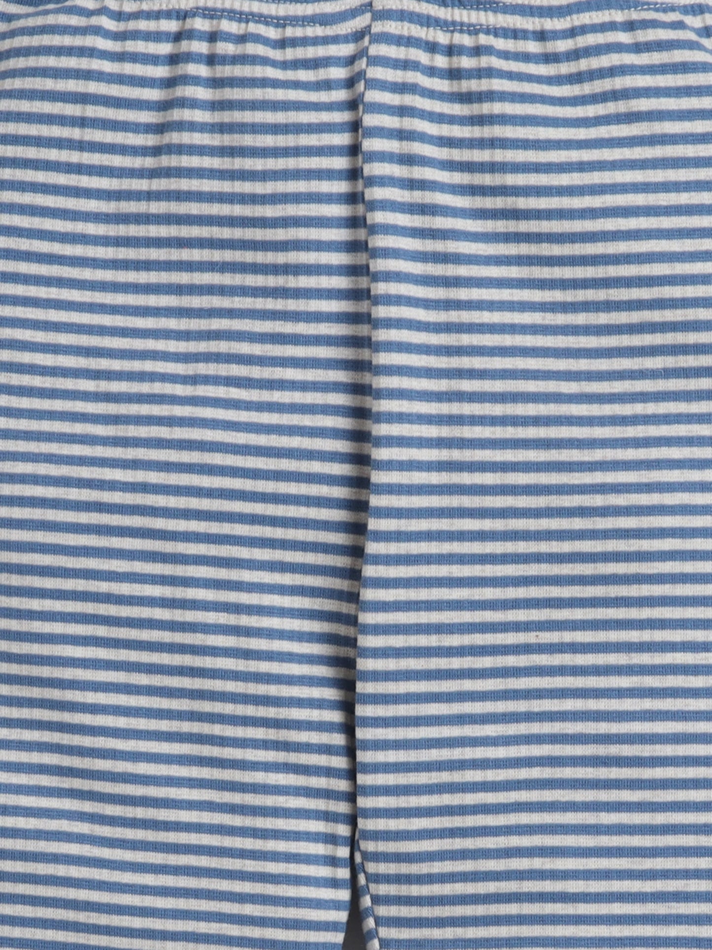 Baby Nation Kids Printed Cotton Night Suit Set- Navy Stripes