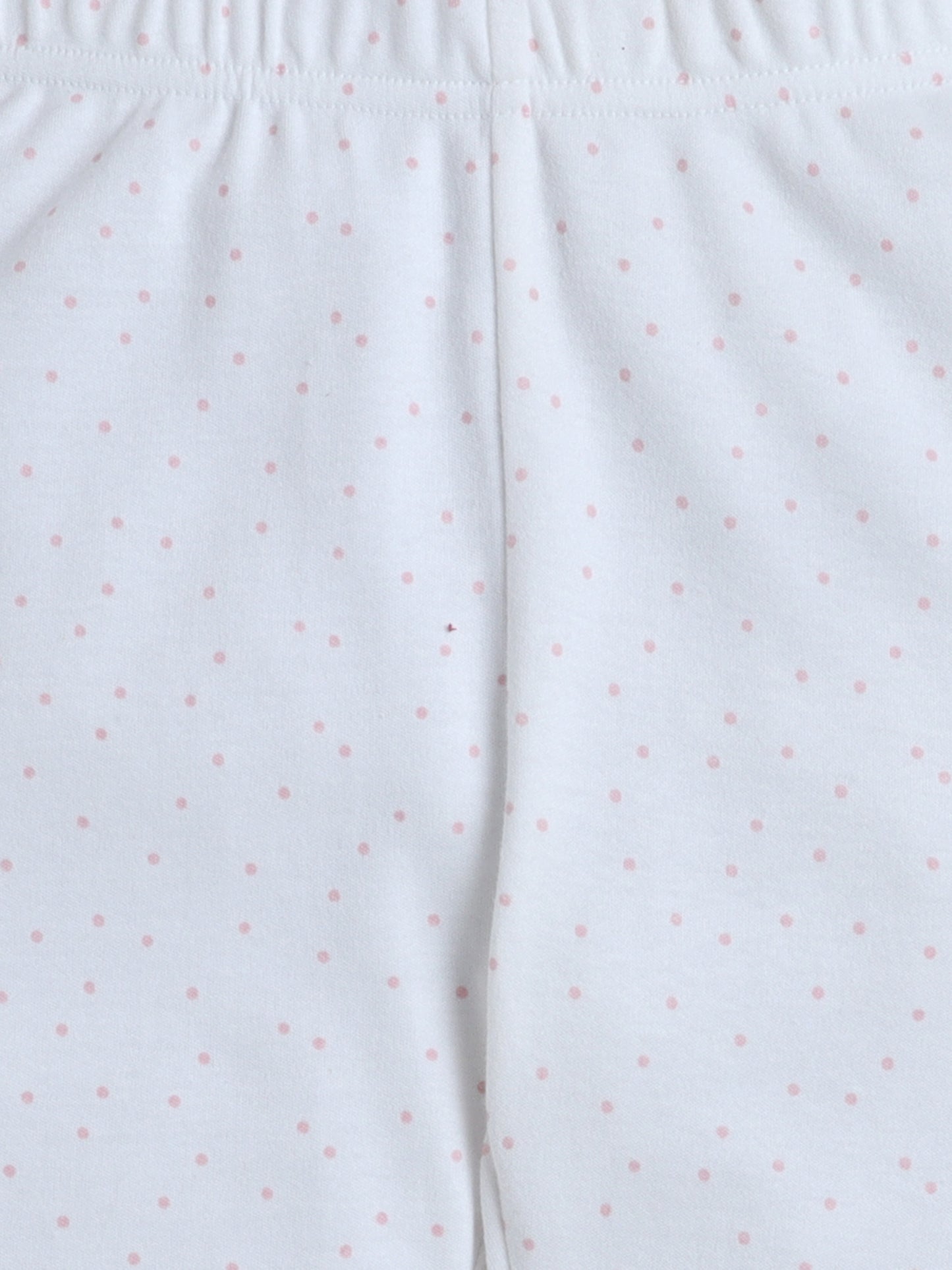 Baby Nation Kids Printed Cotton Night Suit Set- White Dot