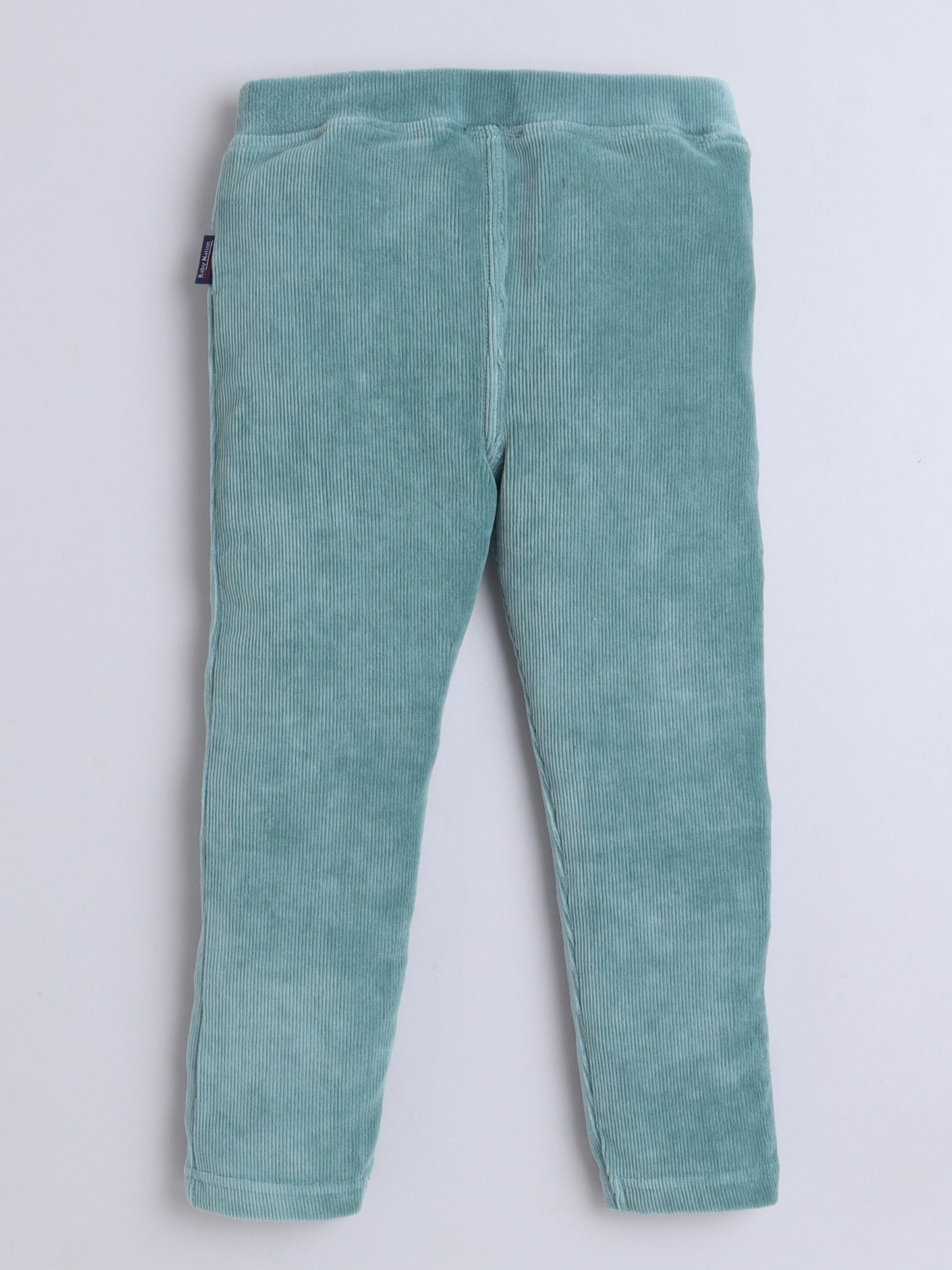 Girls Corduroy Pant - Light Green