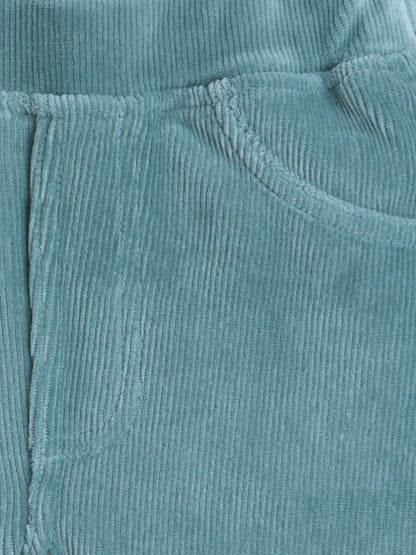 Girls Corduroy Pant - Light Green