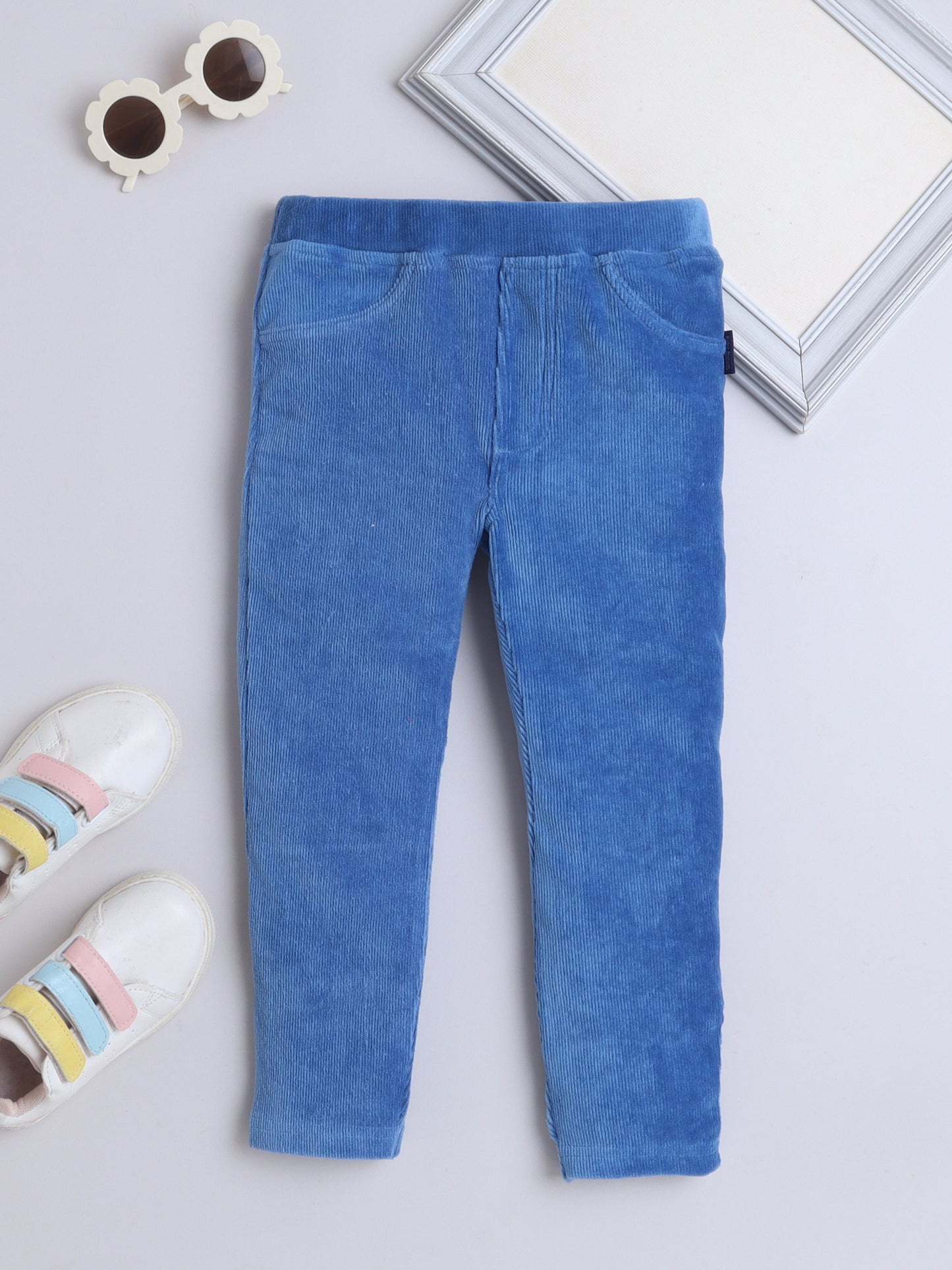 Girls Corduroy Pant - Blue