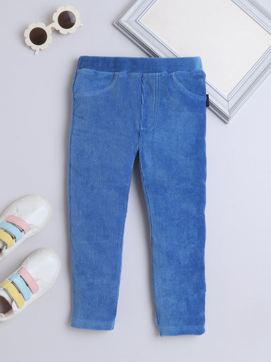 Girls Corduroy Pant - Blue
