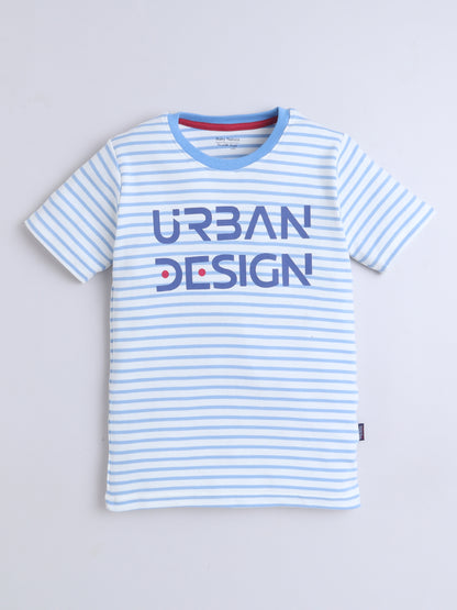 Boys T-Shirt - Blue Striped