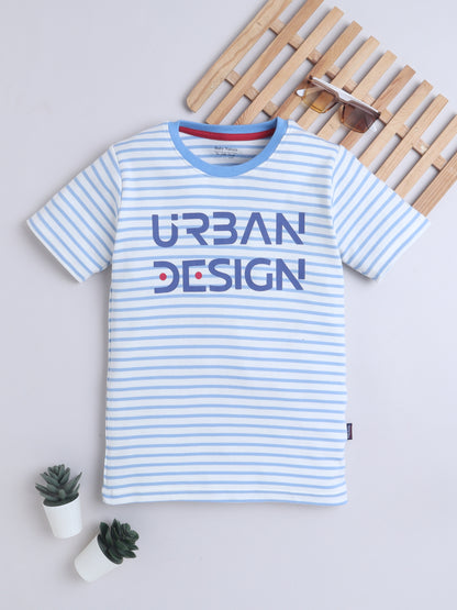 Boys T-Shirt - Blue Striped