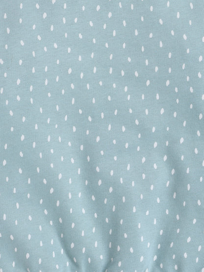 Unisex Kids Polka Dot Sweatshirt – Mint Green