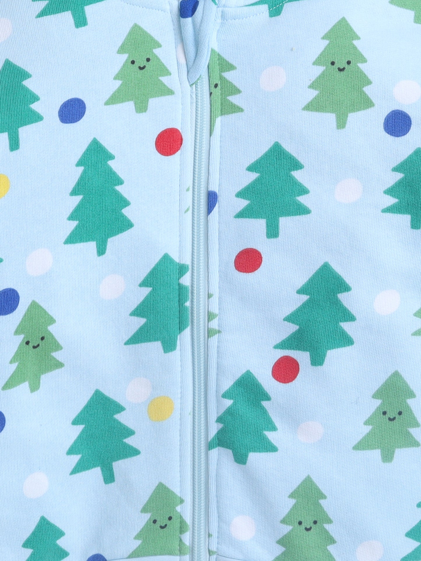 Unisex Printed Winter Hoodie - Blue Christmas Tree