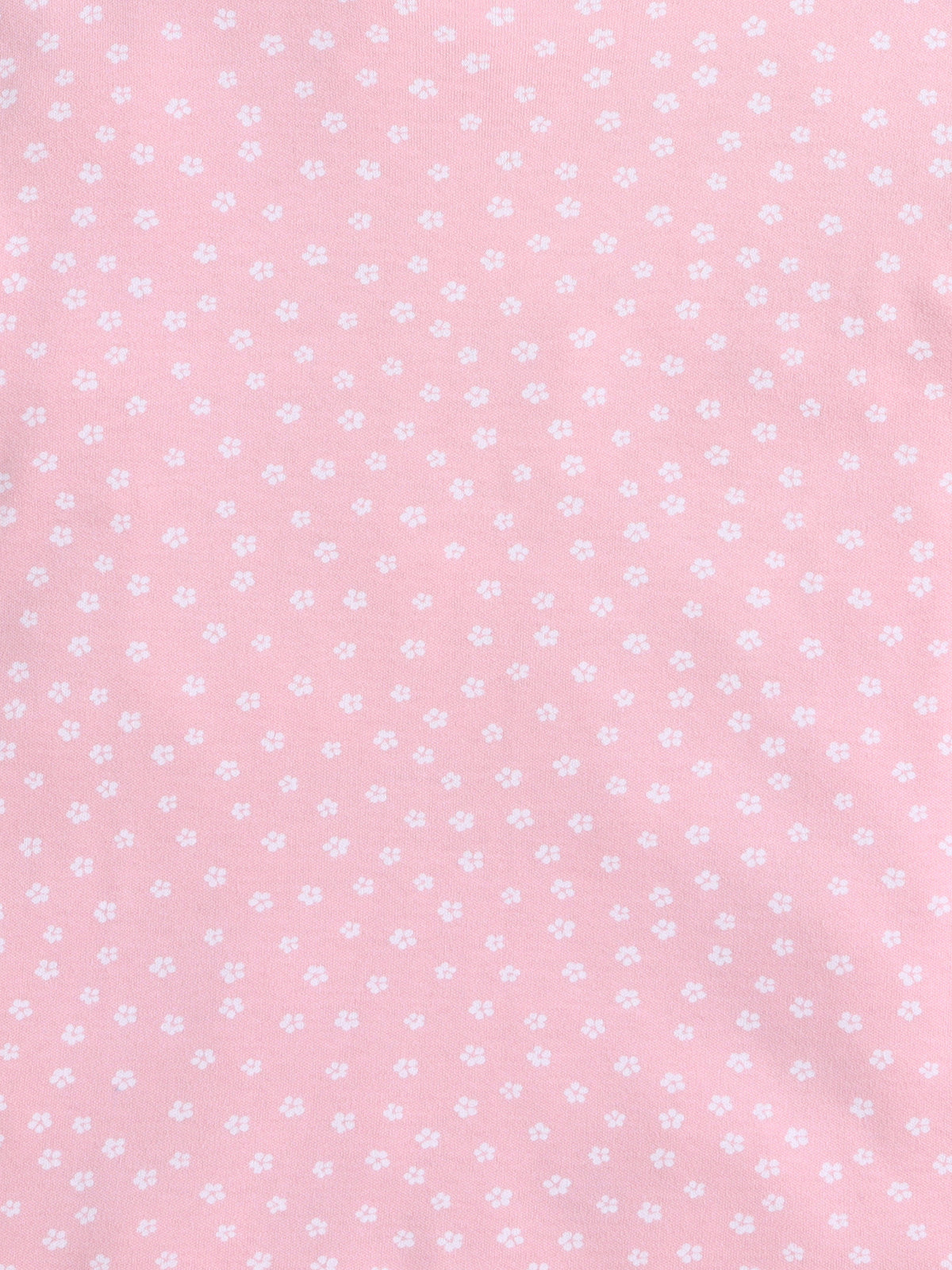Baby Nation Cotton Knit Half Sleeves Printed T-Shirt - Pink Flower AOP